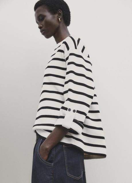 Imagen - Sudadera de rayas de Massimo Dutti (39,99 euros)