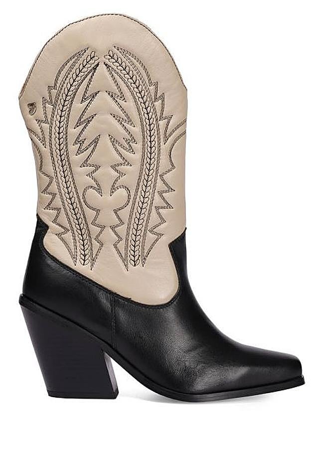 Imagen - Bota tipo cowboy bicolor de Gioseppo, 79,95 euros.