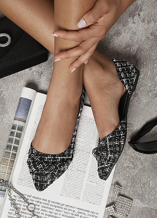 Imagen - Bailarinas de tweed con nudo