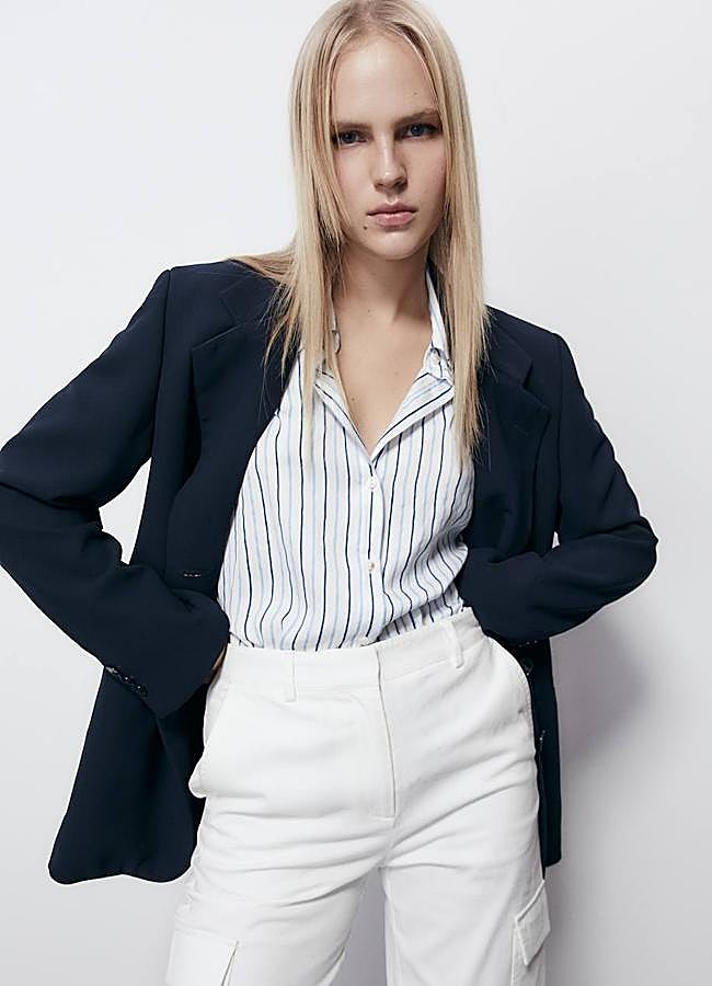 Imagen - Blusa con estampado a rayas