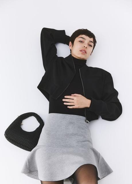 Imagen - Mini falda gris de H&M (39,99 euros)