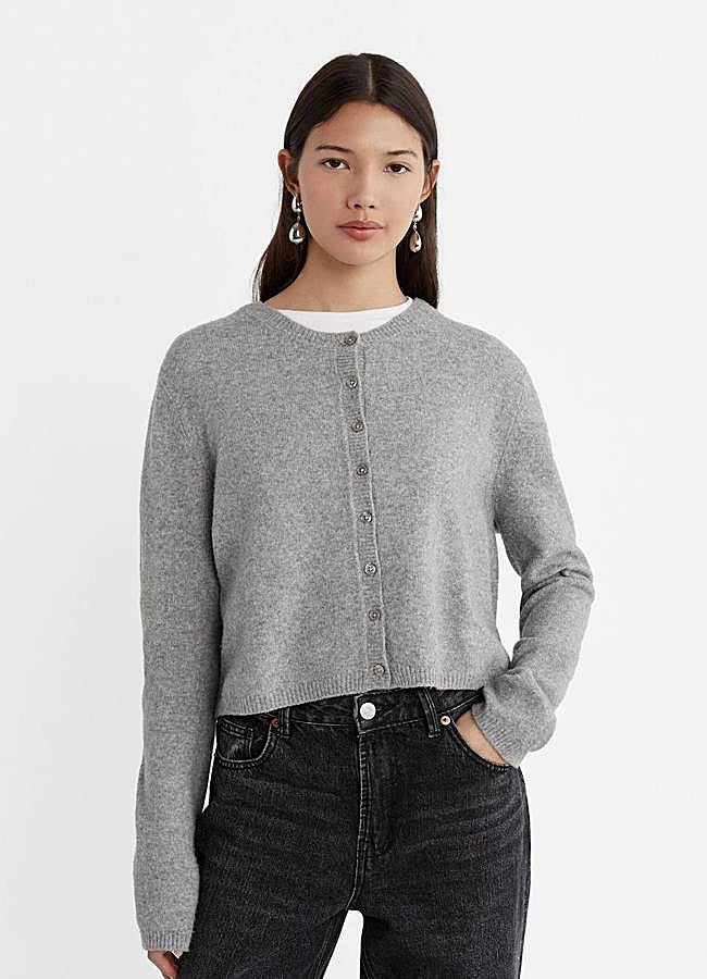 Imagen - Chaqueta de punto liso básica