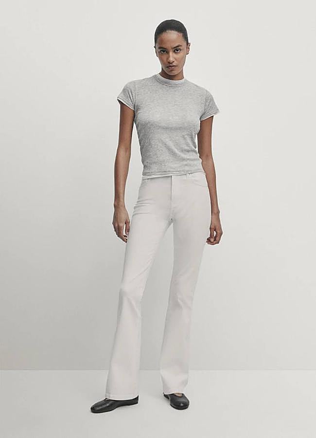 Imagen - Vaqueros bootcut en color blanco