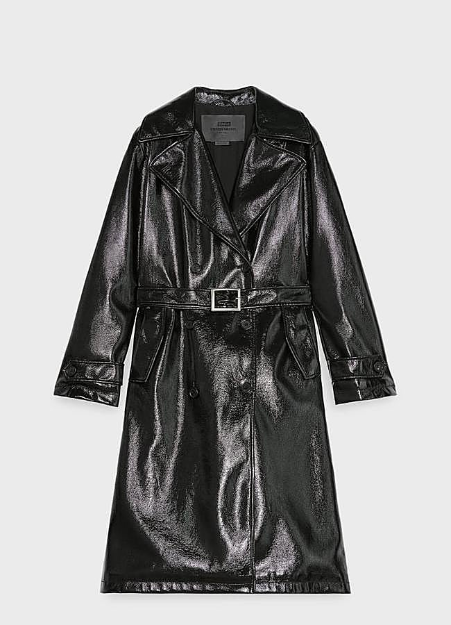 Imagen - Gabardina de piel de Zara