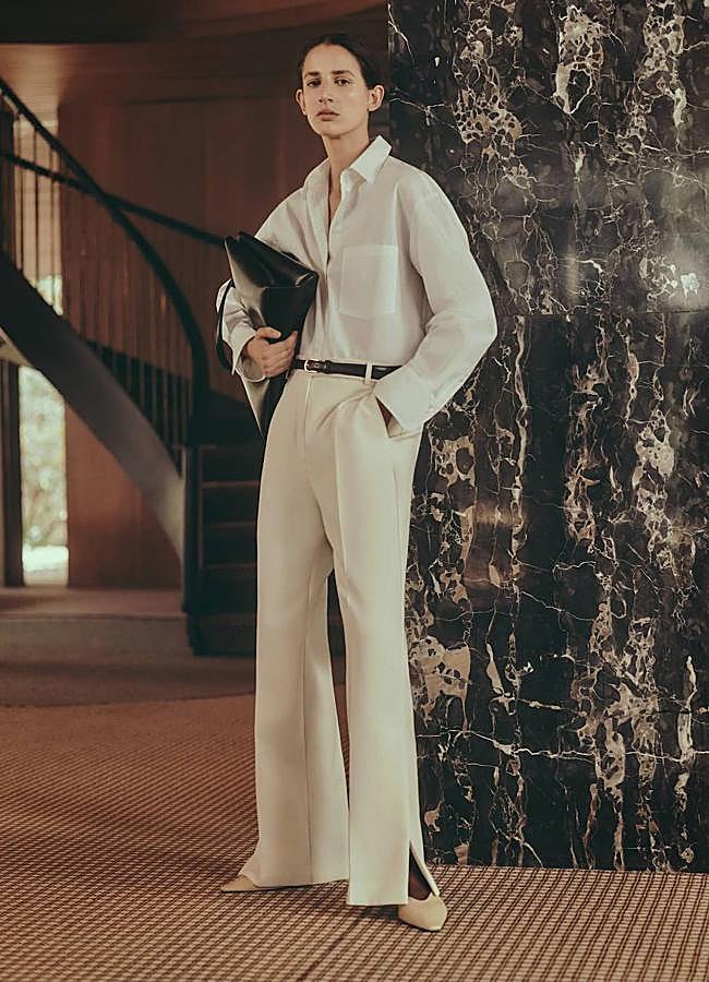 Imagen - Look de oficina blanco estilo lujo silencioso