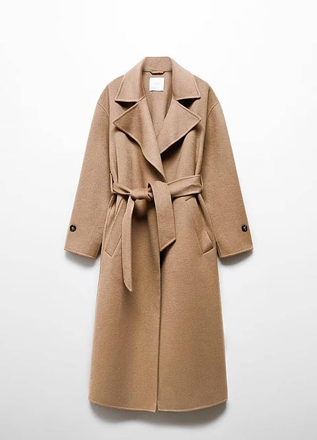 Imagen - Abrigo de lana con cinturón de Mango (179,99€)