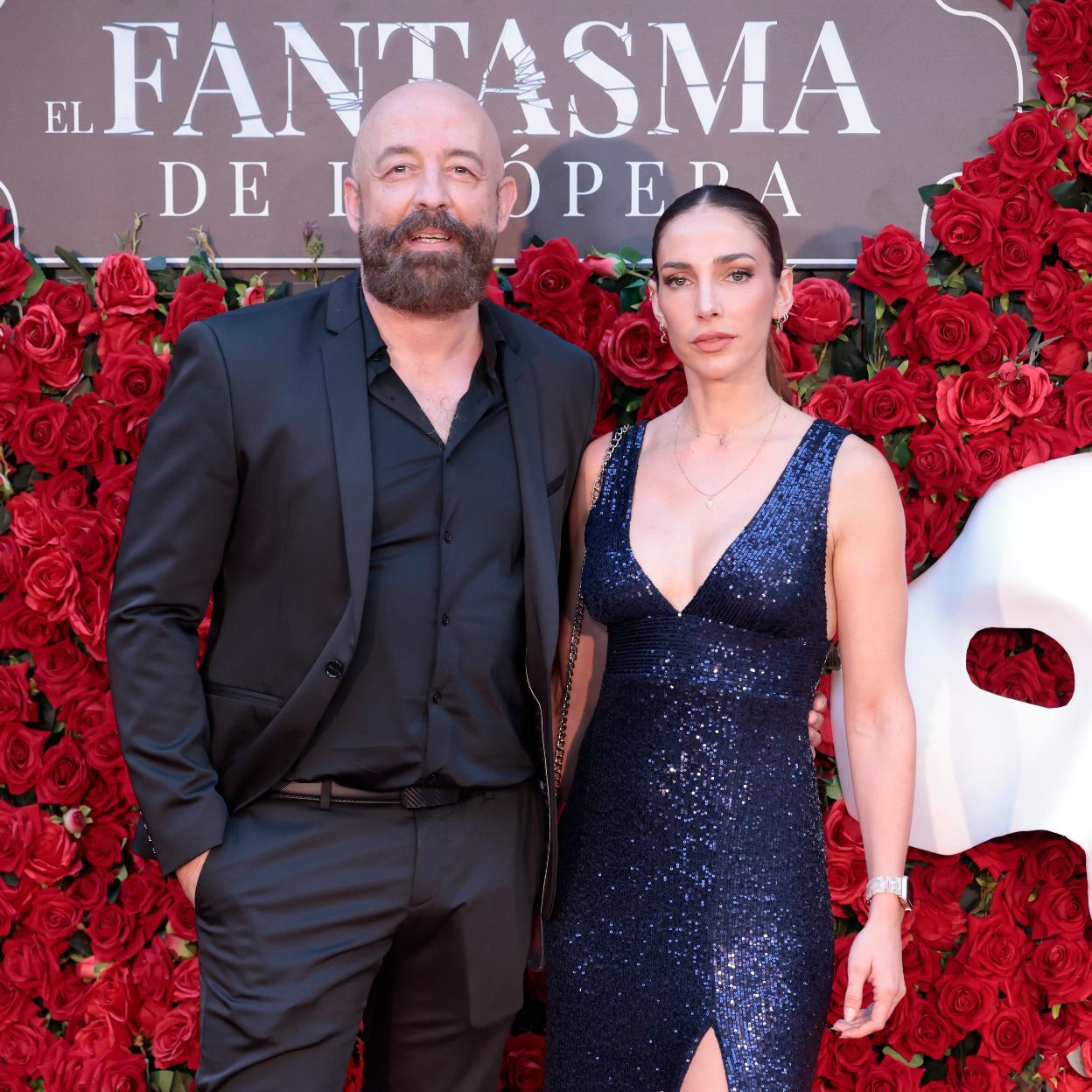 Goyo Jiménez y su pareja, Paloma Mefer.