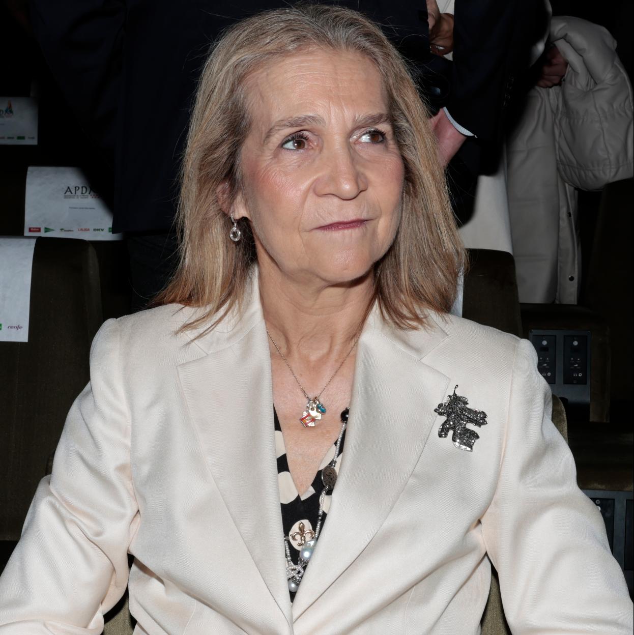 La infanta Elena en la VIII Gala Anual de la Asociación de la Prensa Deportiva de Madrid.