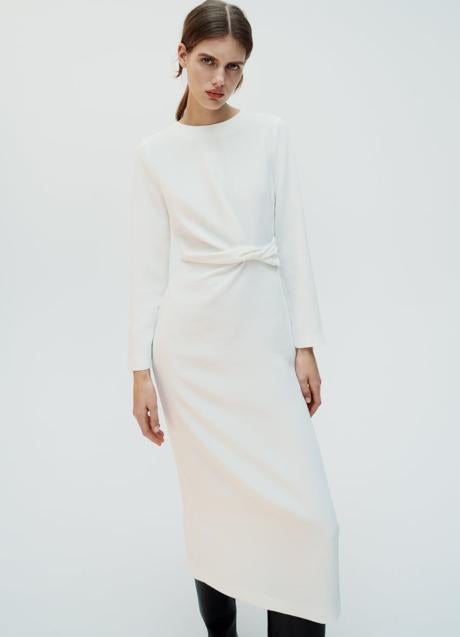 Imagen - Vestido blanco de Zara (39,99 euros)