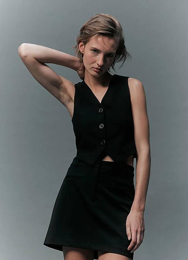 Imagen - Minifalda de sastrería o tipo tailoring