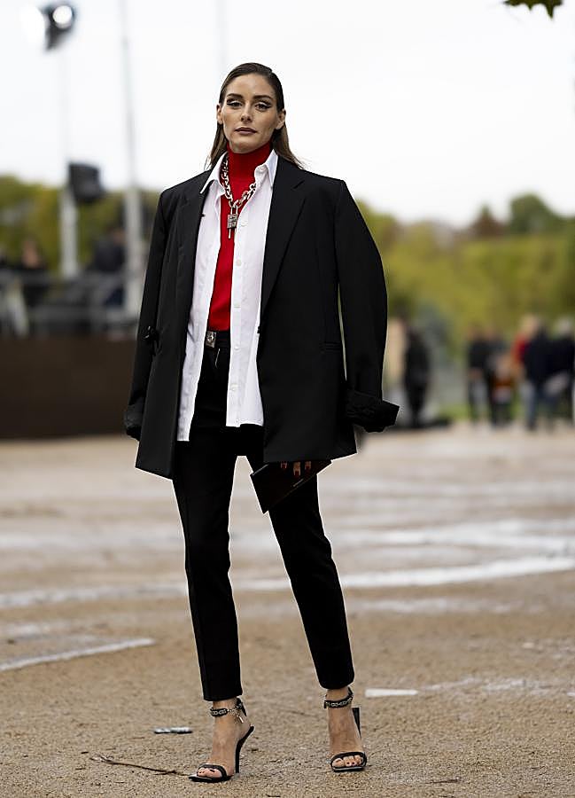 Imagen - Olivia Palermo siguiendo el layering / LAUNCHMETRICS SPOTLIGHT