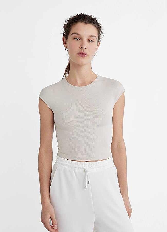 Imagen - Camiseta básica con mini manga corta