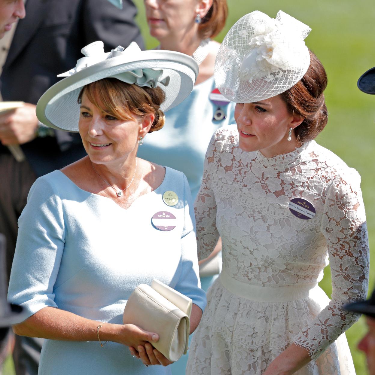 Carole y Kate Middleton están muy unidas. 