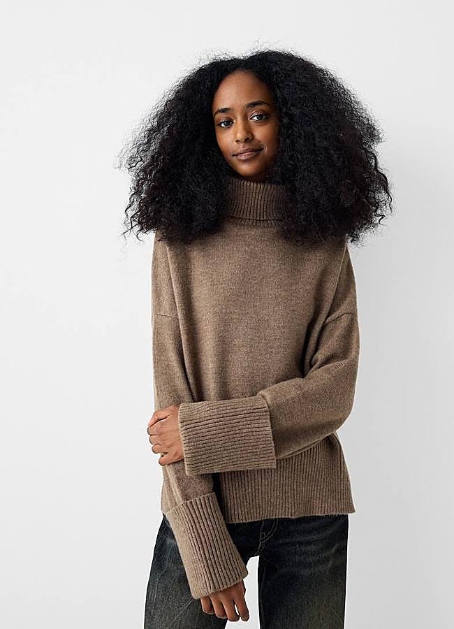 Imagen - Jersey oversize con cuello vuelto