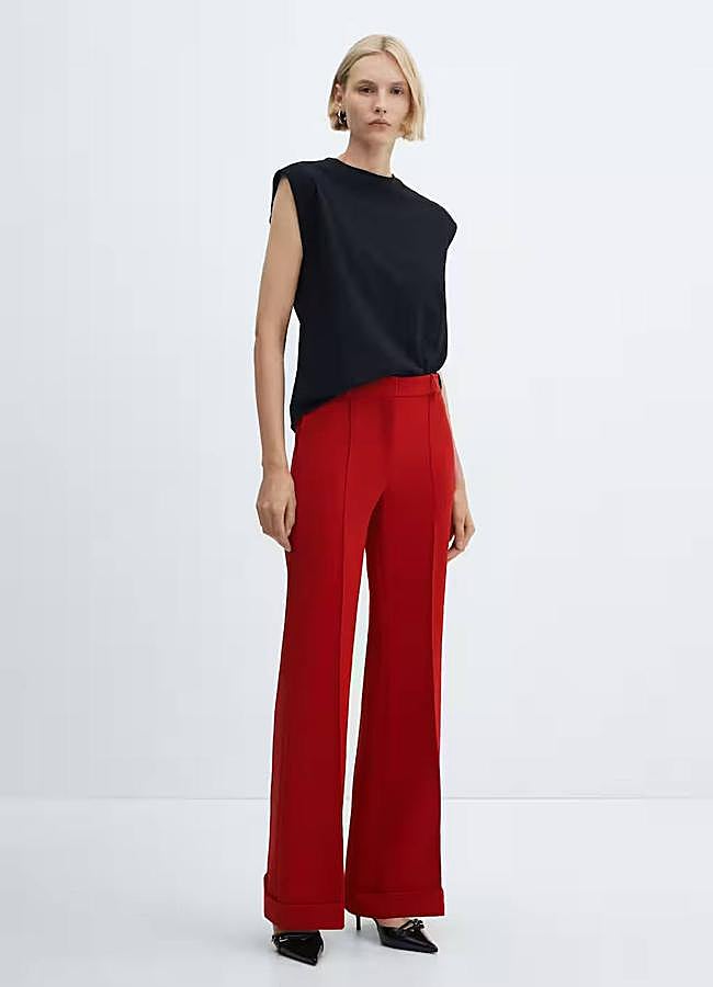 Imagen - Pantalón rojo acampanado