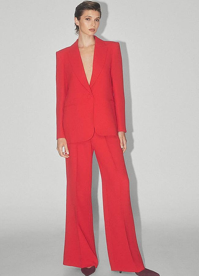 Imagen - Pantalón rojo palazzo