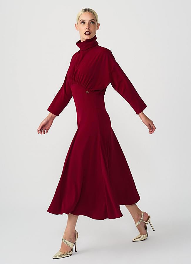 Imagen - Vestido rojo midi de Cuplé