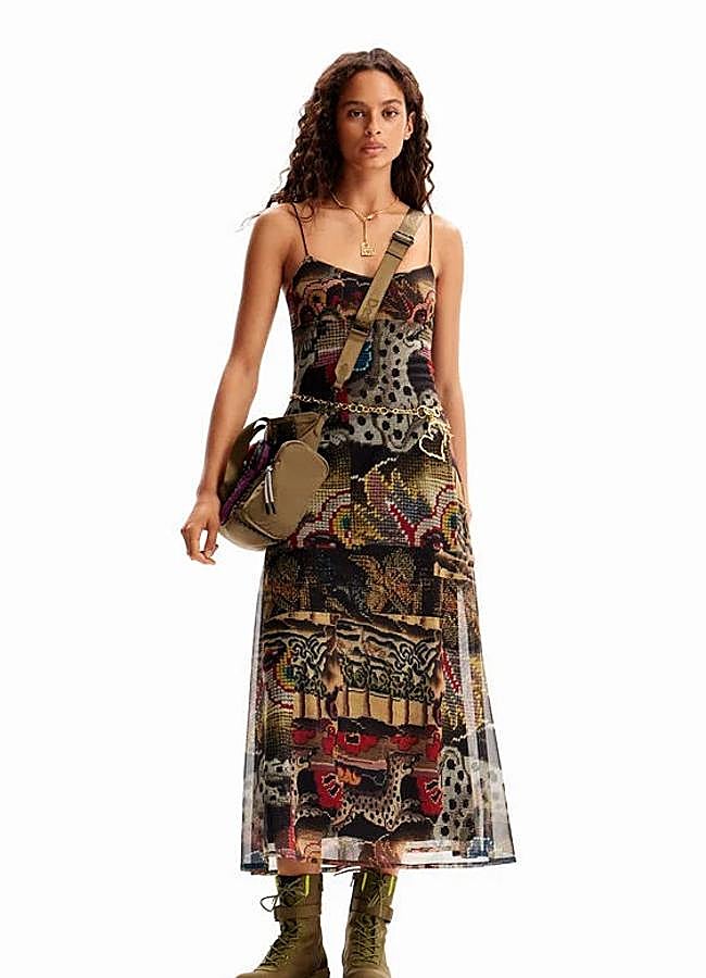 Imagen - Vestido estampado de Desigual, 49,98 euros.