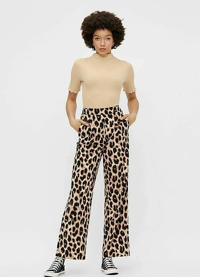 Imagen - Pantalones animal print rectos
