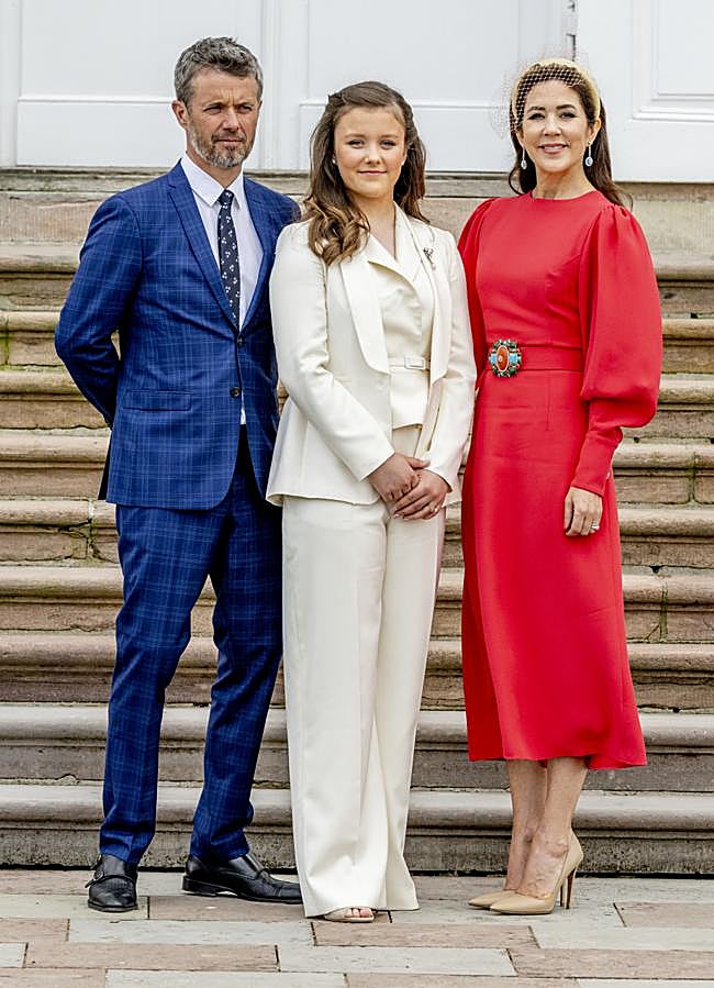 Imagen - Isabella de Dinamarca con un traje blanco de Max Mara de la reina Mary. Foto: Gtres.