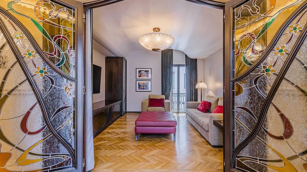 Detalles de decoración Art Nouveau.