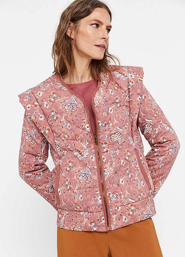 Imagen - Chaqueta de flores con hombros acolchados