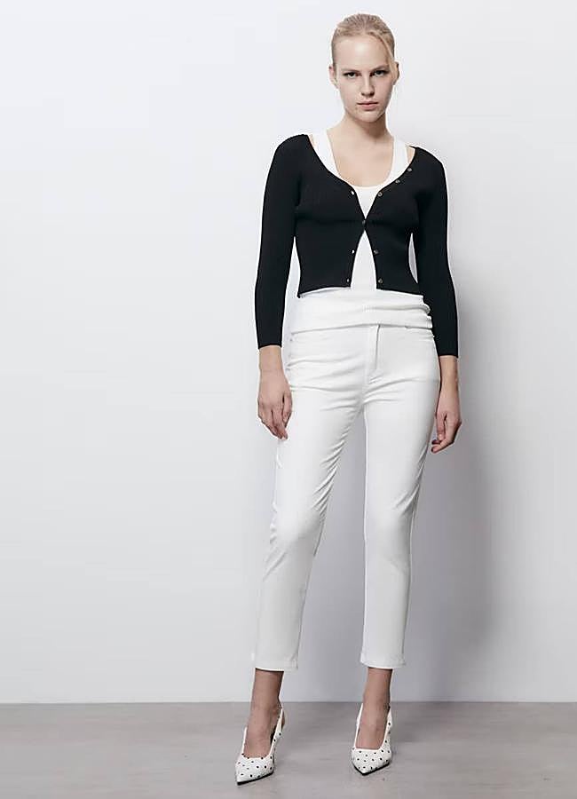 Imagen - Pantalón capri blanco