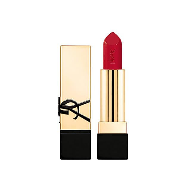 Barra de labios con acabado satinado Rouge Pur Couture de Yves Saint Laurent.