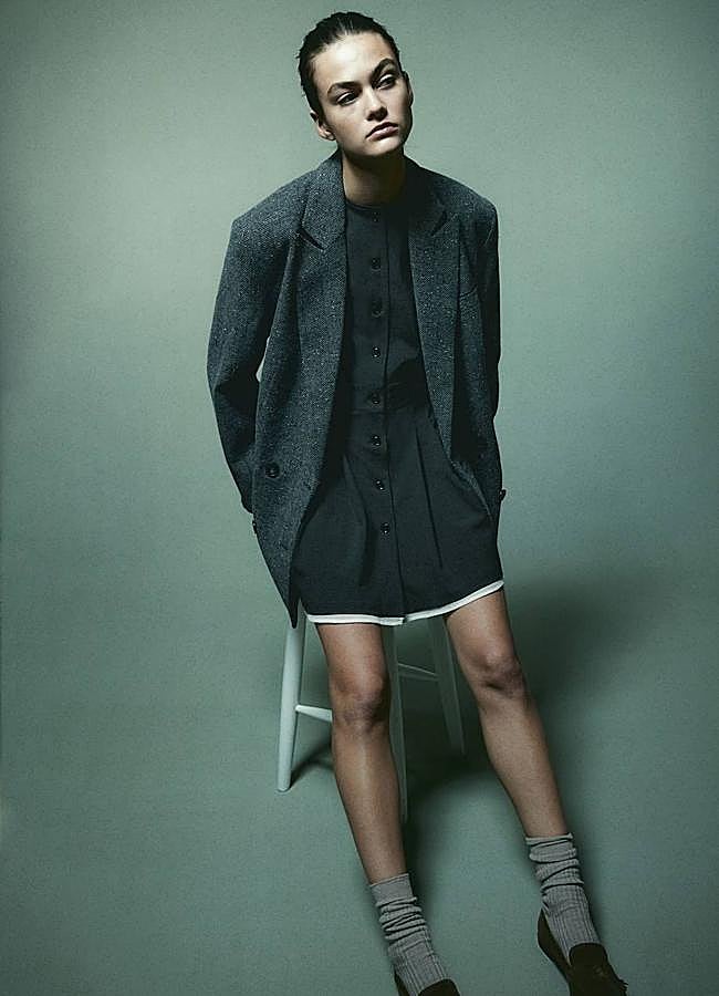 Imagen - Vestido con tablas tipo college