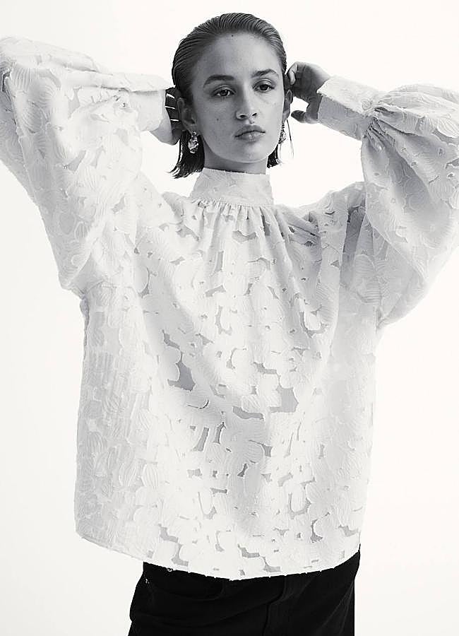 Imagen - Camisa en tejido bordado