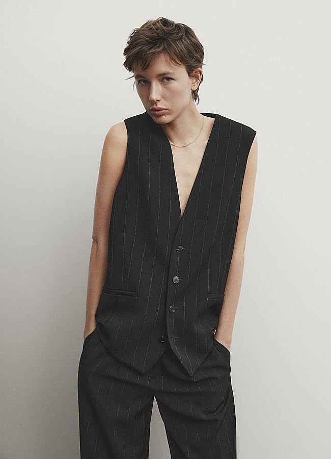 Imagen - Chaleco de vestir con raya diplomática