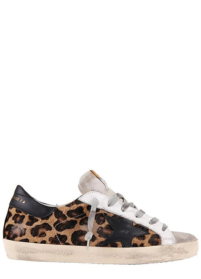 Imagen - Golden Goose Deluxe Brand Super-Star Animal Printed Sneakers, 429 euros.