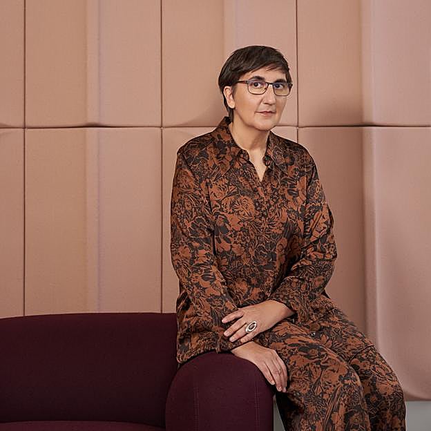 Fernández en las oficinas de Netflix en Madrid.