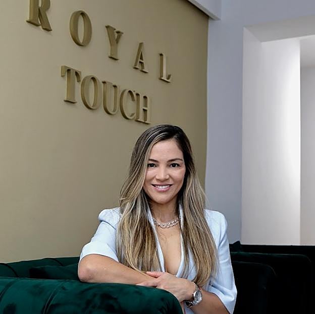 La masajista y creadora de Royal Touch, Fernanda Silva.