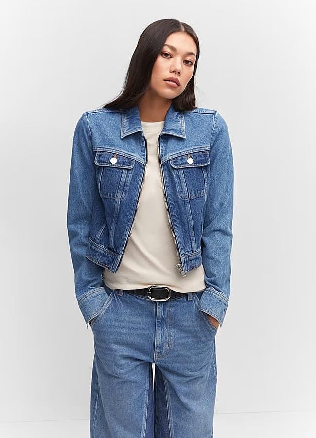 Imagen - Cazadora vaquera de Mango, 19,99 euros.