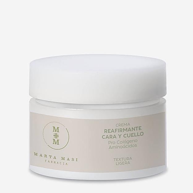 Crema Reafirmante Cara y Cuello Pro Colágeno Aminoácidos de Marta Masi. Precio: 24,75 euros