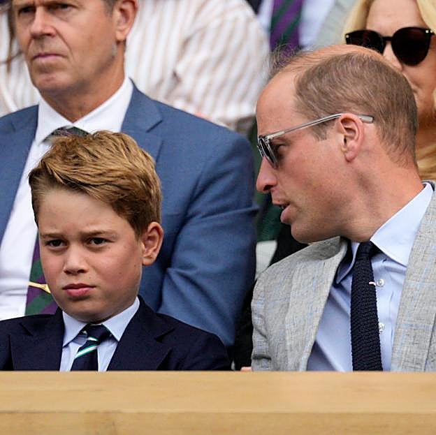 El príncipe Gillermo con su hijo, el príncipe George