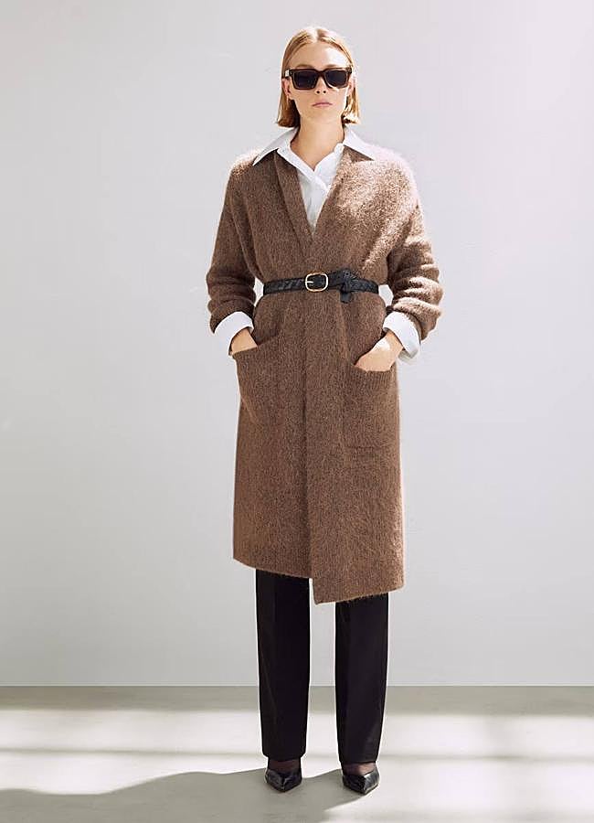 Imagen - Cárdigan largo en tejido de alpaca