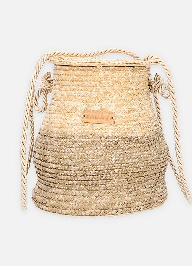 Imagen - Bolso de paja tricolor de Zahati (89 euros).