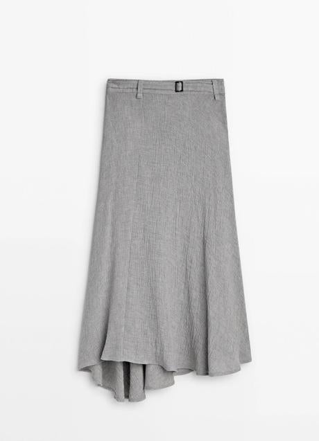 Imagen - Falda gris de Massimo Dutti (69,99 euros)