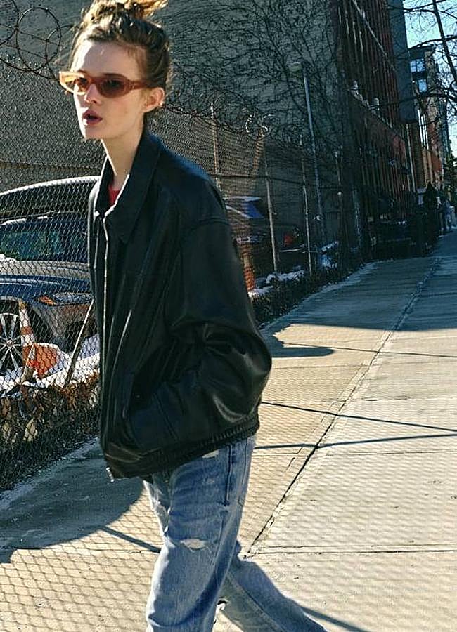 Imagen - Bomber efecto piel