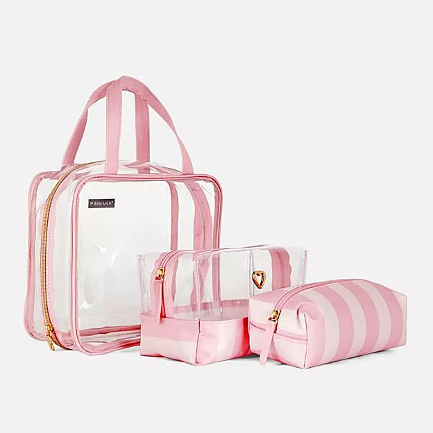 Organizador 3 en 1 en color rosa de Primark