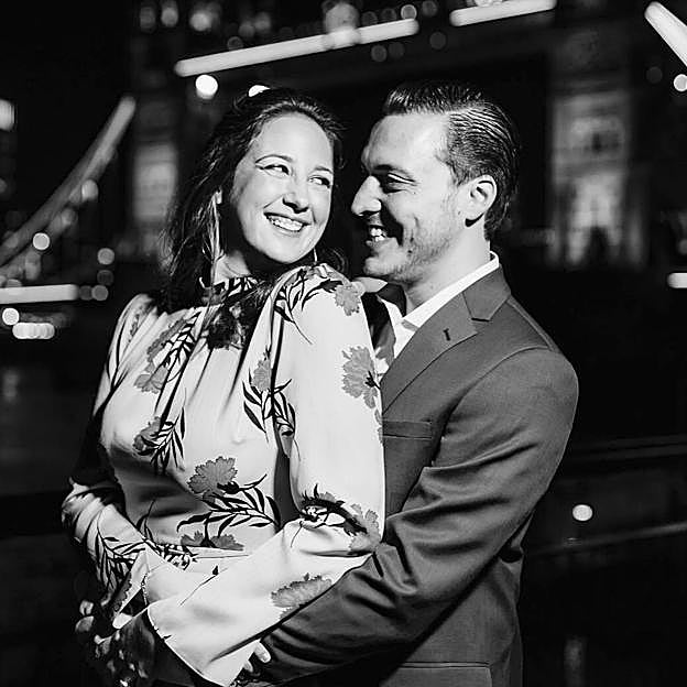 Una romántica foto de Teodora de Grecia y Matthew Kumar. 