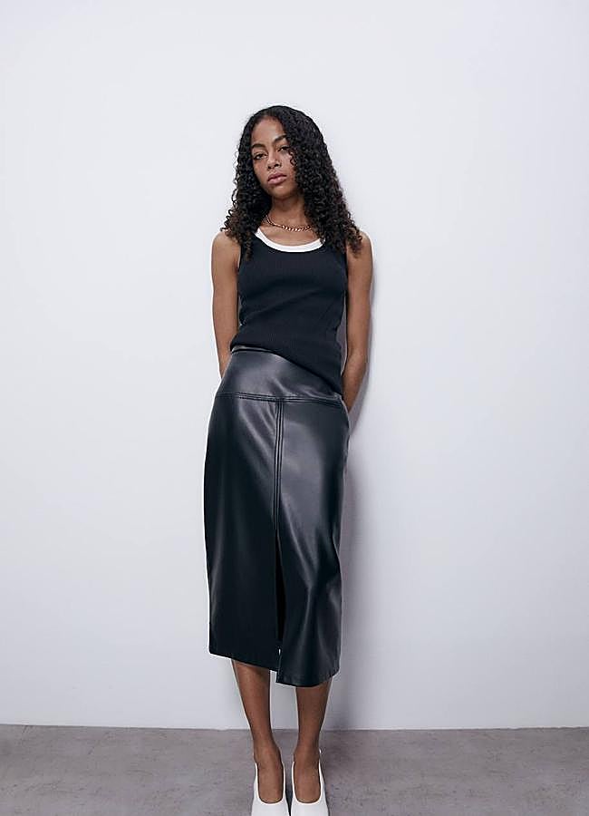 Imagen - Falda efecto piel