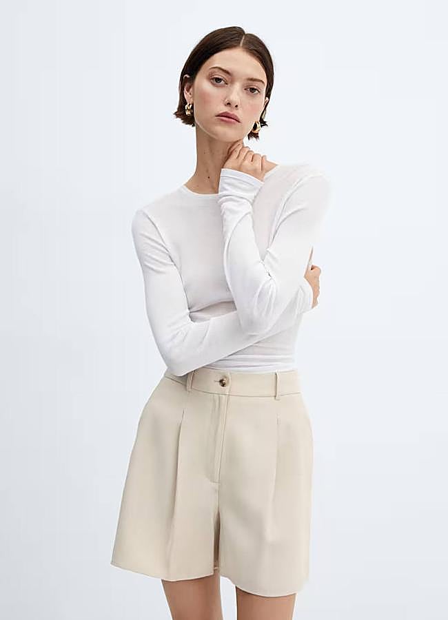 Imagen - Pantalones cortos de vestir con pinzas