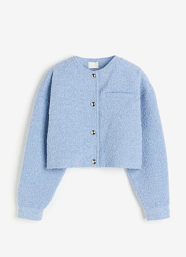 Imagen - Chaqueta con botones en azul claro de H&M.