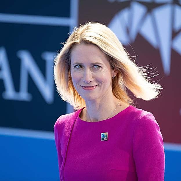 Kaja Kallas, primera ministra de Estonia.