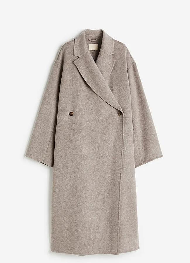 Imagen - Abrigo marrón topo de H&M, 199 euros