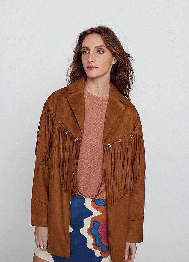 Imagen - Chaqueta de ante con flecos