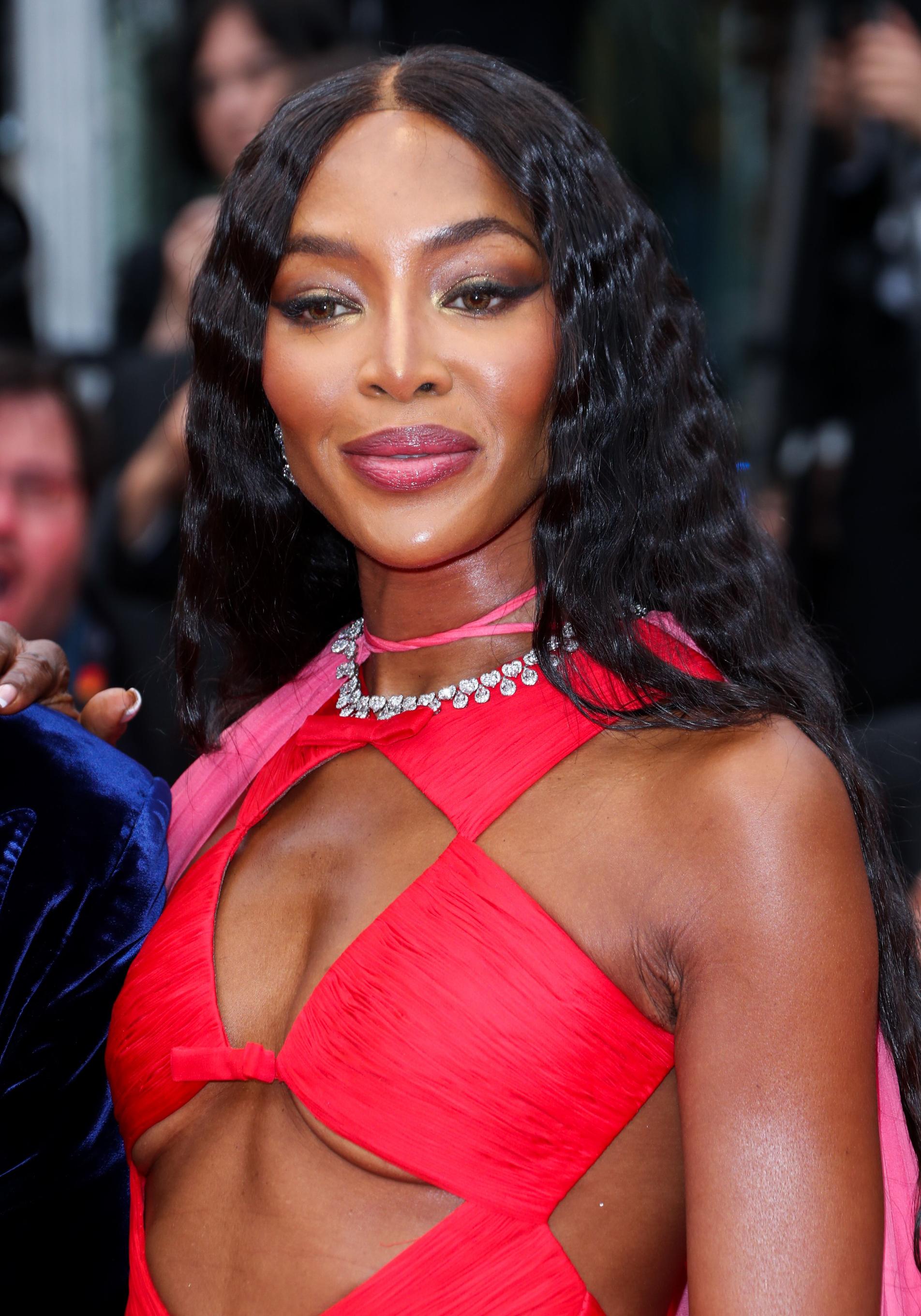 La top model Naomi Campbell. 